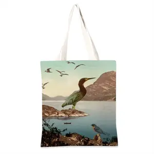 Bird Sanctuary Shopping Bag (Linen)