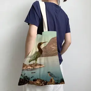 Bird Sanctuary Shopping Bag (Linen)