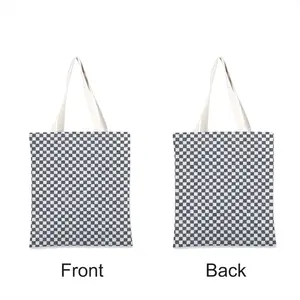 Black-And-White Shopping Bag (Linen)