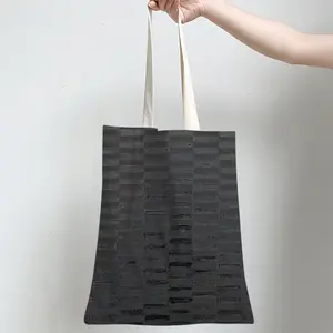 Black Shopping Bag (Linen)