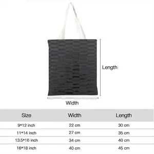 Black Shopping Bag (Linen)