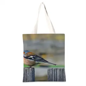 Bird Shopping Bag (Linen)