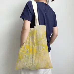 Welcome Golden Rain Shopping Bag (Linen)