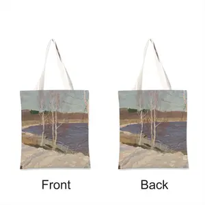 Spring On Volga Shopping Bag (Linen)