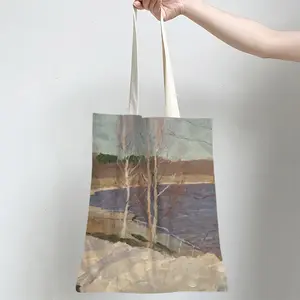 Spring On Volga Shopping Bag (Linen)