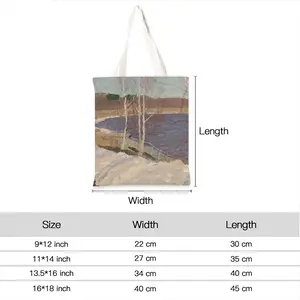 Spring On Volga Shopping Bag (Linen)