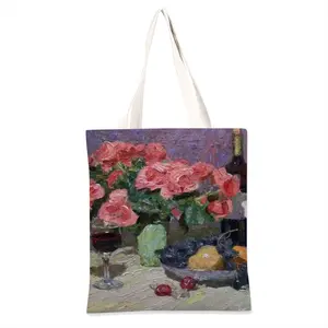 Christmas Still Life Shopping Bag (Linen)