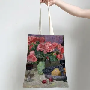 Christmas Still Life Shopping Bag (Linen)