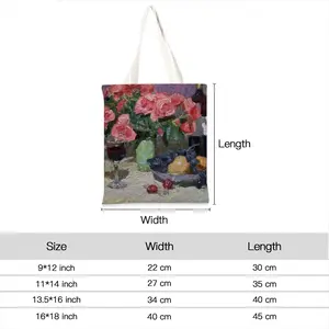 Christmas Still Life Shopping Bag (Linen)