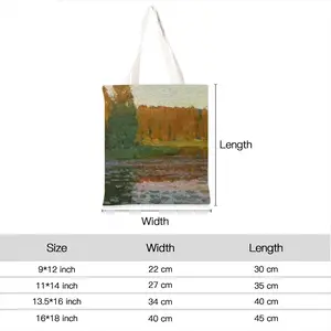 Quiet Evening Shopping Bag (Linen)