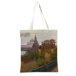 Autumn In The Kremlin Shopping Bag (Linen)