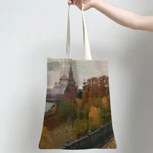 Autumn In The Kremlin Shopping Bag (Linen)