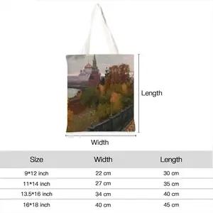 Autumn In The Kremlin Shopping Bag (Linen)