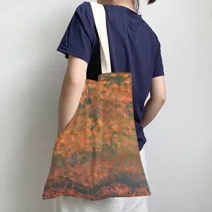 Orange Burst Shopping Bag (Linen)