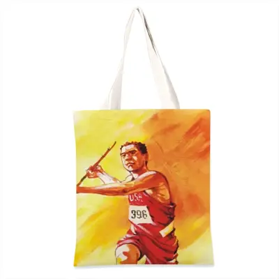 Spear Of Courage Shopping Bag (Linen)