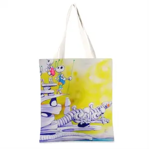 Battlements Shopping Bag (Linen)