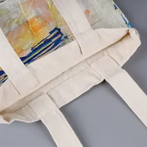 Mixed Media 2 Shopping Bag (Linen)