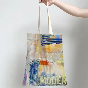 Mixed Media 2 Shopping Bag (Linen)