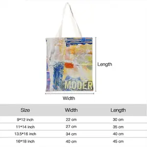 Mixed Media 2 Shopping Bag (Linen)