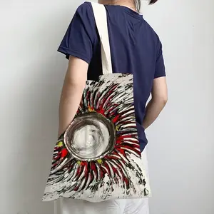 Aztec Sun Shopping Bag (Linen)