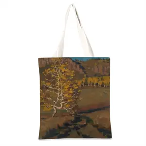 Golden Birch Shopping Bag (Linen)