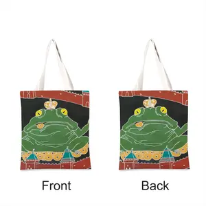 Tree Legged Toad Politics Political Animals Humour King Emperor Shopping Bag (Linen)