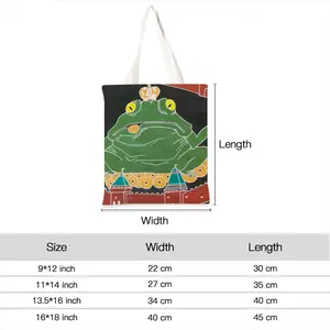 Tree Legged Toad Politics Political Animals Humour King Emperor Shopping Bag (Linen)