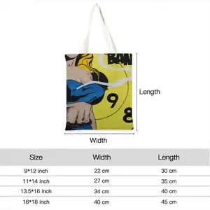 Bang Bang Interior Decor Gift Street Art Shopping Bag (Linen)