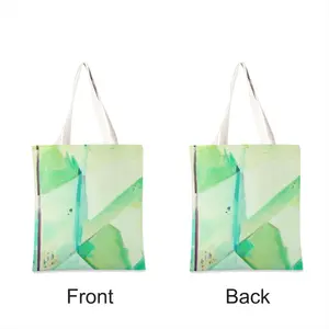 Green Bird Shopping Bag (Linen)