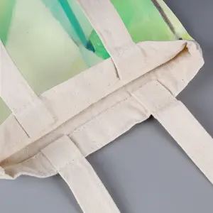 Green Bird Shopping Bag (Linen)