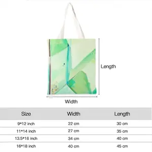 Green Bird Shopping Bag (Linen)