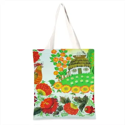 Blooming Eden Shopping Bag (Linen)