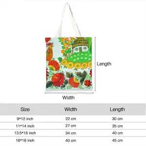 Blooming Eden Shopping Bag (Linen)