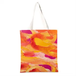 Kiwano Horned Melon Shopping Bag (Linen)