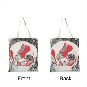 Skull Shopping Bag (Linen)