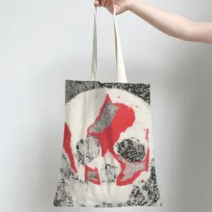 Skull Shopping Bag (Linen)