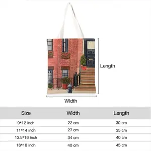 Brooklyn Apartment New York City Shopping Bag (Linen)