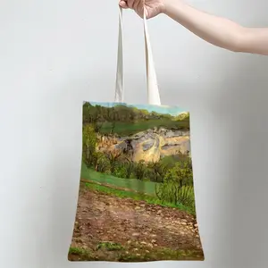 Mountain Canyon Shopping Bag (Linen)