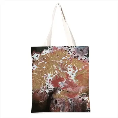 Hydrangea Gold Shopping Bag (Linen)