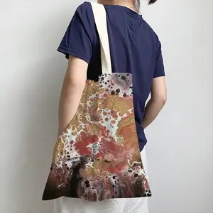 Hydrangea Gold Shopping Bag (Linen)