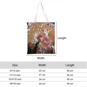 Hydrangea Gold Shopping Bag (Linen)