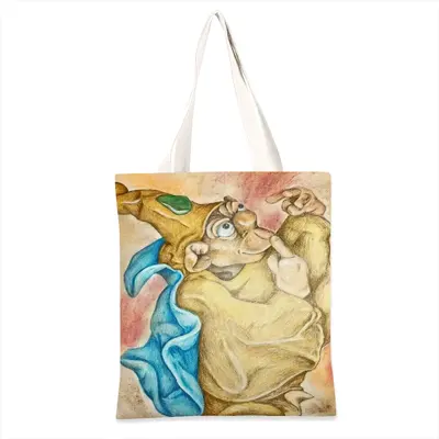 Ssssshhhh Shopping Bag (Linen)