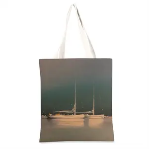 Sailboats D Shopping Bag (Linen)