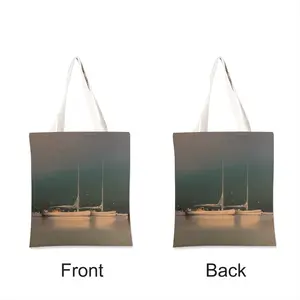 Sailboats D Shopping Bag (Linen)