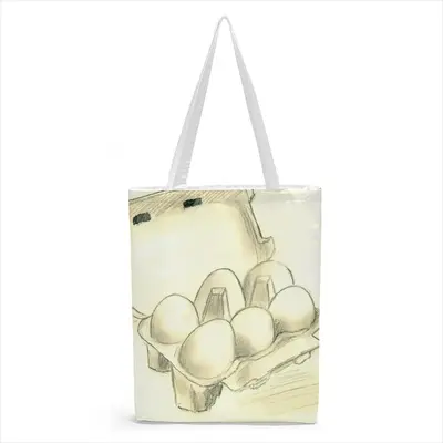 6 Eier Im Karton Six Eggs In The Cardboard Shopping Bag (Canvas)