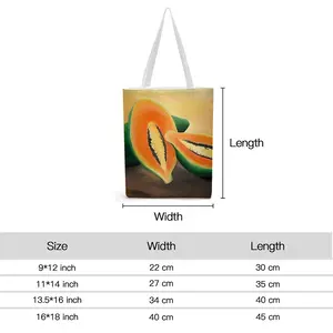 Papaya Freestyle Shopping Bag (Canvas)