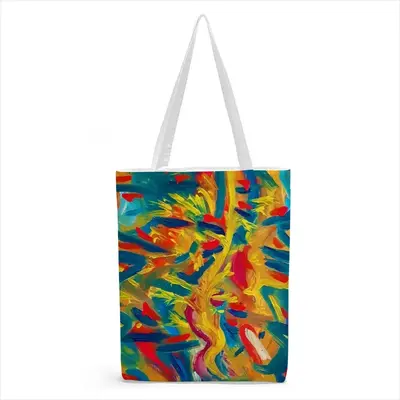 Burning Flame Shopping Bag (Canvas)