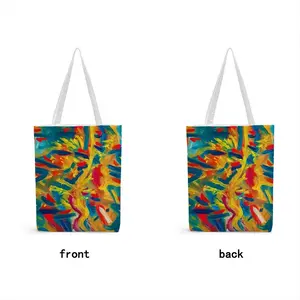 Burning Flame Shopping Bag (Canvas)