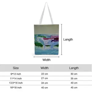 Water Falling Shopping Bag (Canvas)