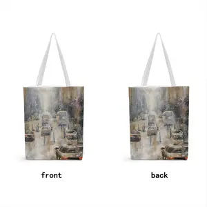 Snowy Day Shopping Bag (Canvas)